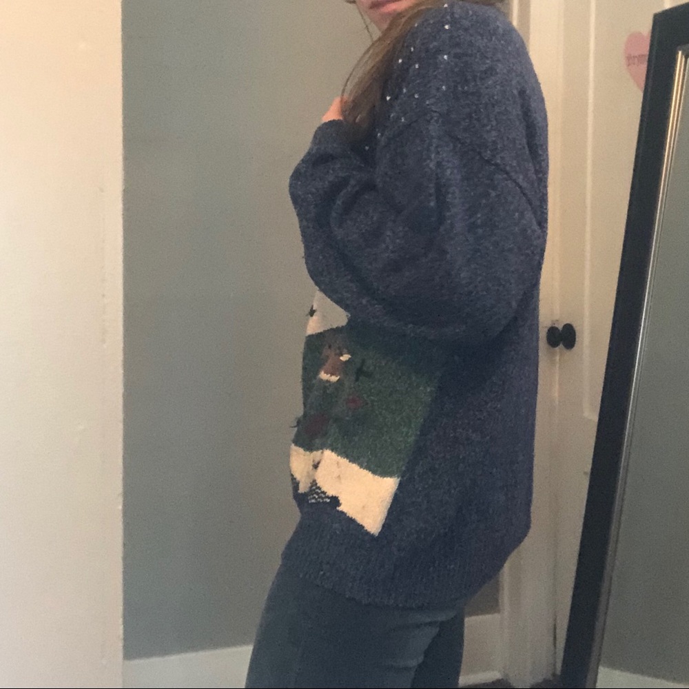 Vintage winter cabin sweater * - Picture 5 of 7